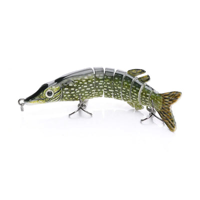 Lifelike Jointed Pike Swimbait for Sea Fishing
