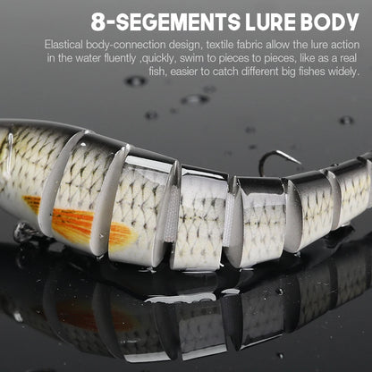 Bionic Jointed Minnow Kit for Pike Fishing
