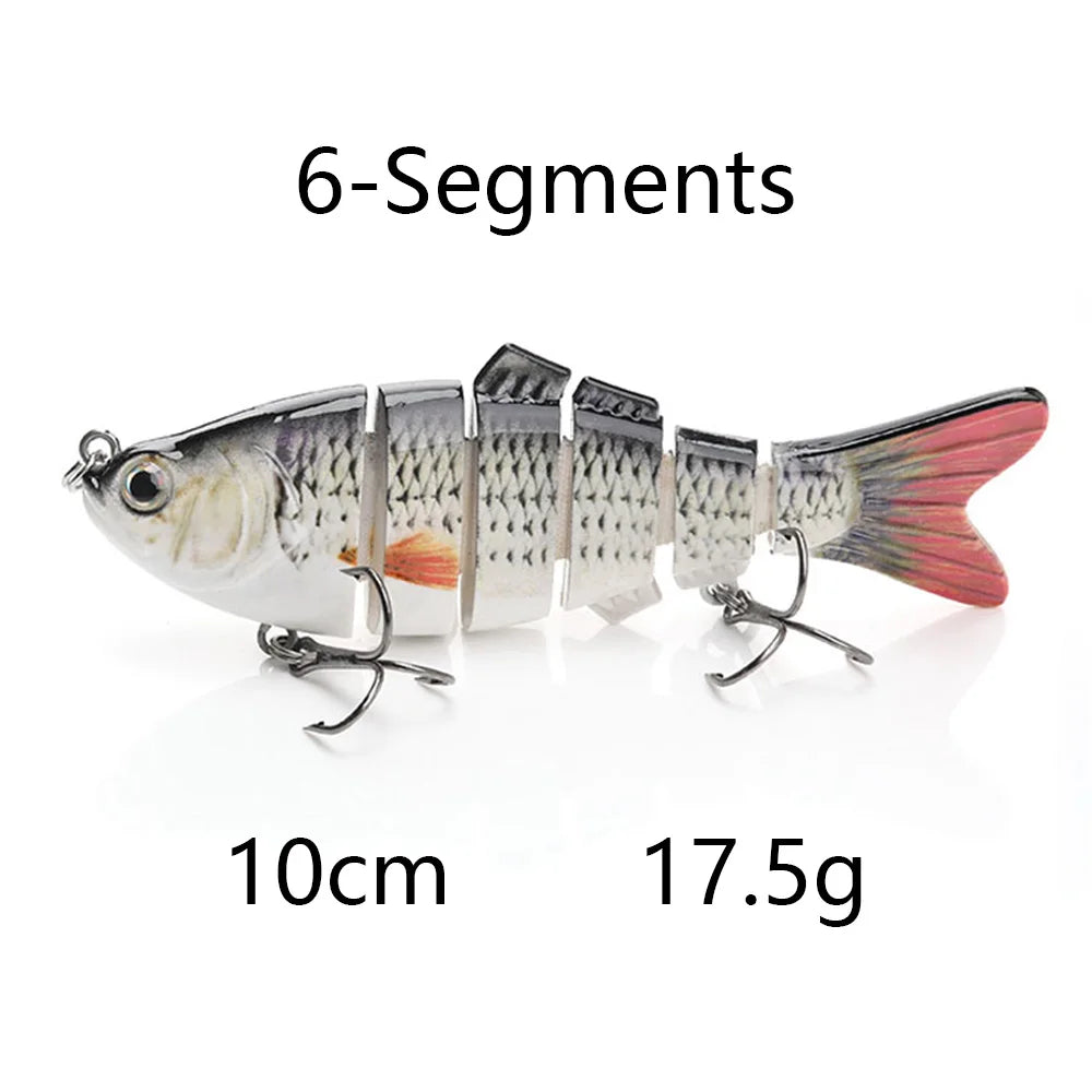 Jointed Sinking Swimbait Lures for Pike