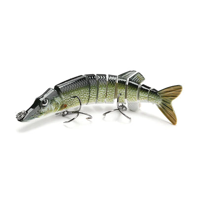 Lifelike Jointed Pike Swimbait for Sea Fishing