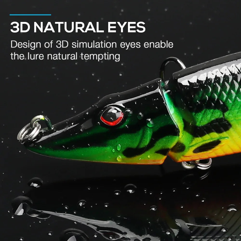 Lifelike Jointed Pike Swimbait for Sea Fishing