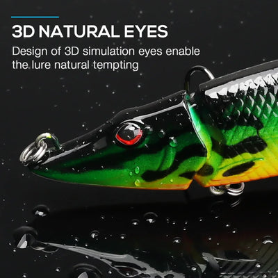 Lifelike Jointed Pike Swimbait for Sea Fishing