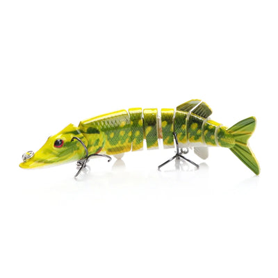 Lifelike Jointed Pike Swimbait for Sea Fishing