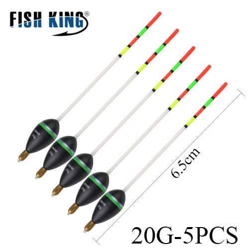 Wooden Sea Fishing Bobber Float Set