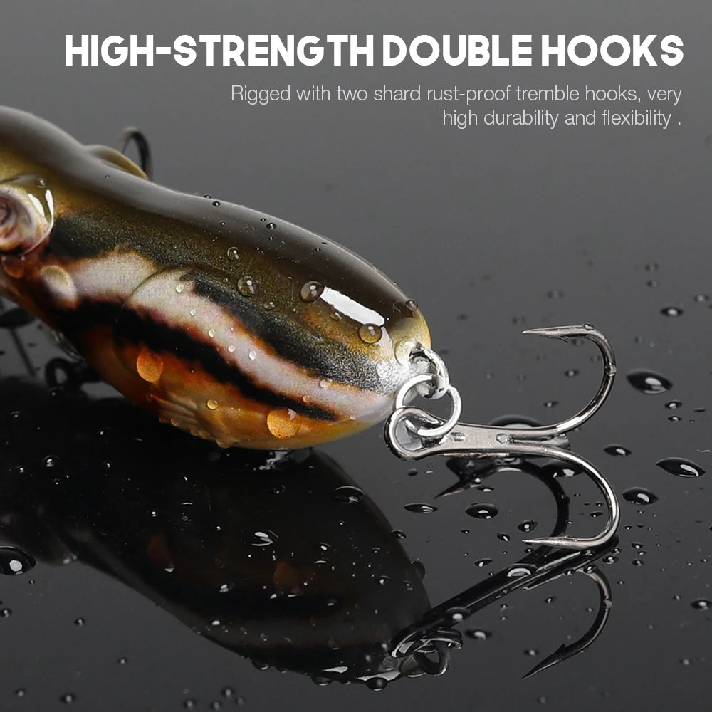 3D Mouse Lure Floating Wobbler for Pike and Bass