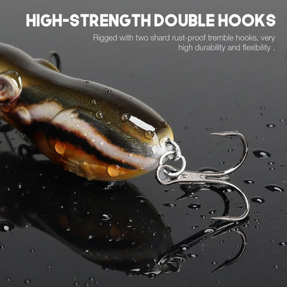 3D Mouse Lure Floating Wobbler for Pike and Bass
