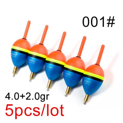 Copper Tip Vertical Fishing Floats Set
