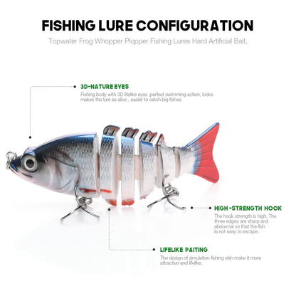 Multi Jointed Swimbait Hard Lure for Pike