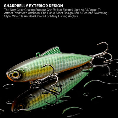 Silent Vib Sinking Crankbait for Winter Pike Fishing