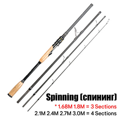 Rapier Series Multi-Length Carbon Travel Lure Rod