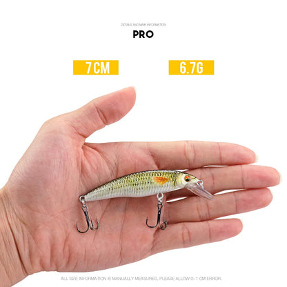 Bionic Minnow Crankbait Kit for Pike Fishing