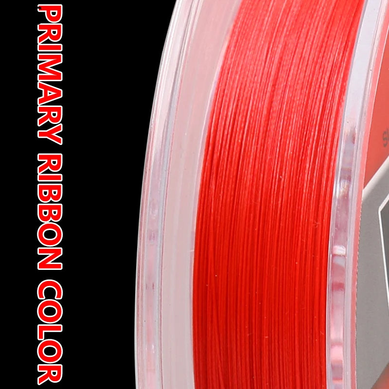 2023 New 100M/150M 8 Strands PE Line China Red Non-fading Braided Line Long Throw Multifilament Carp PE Fishing Line