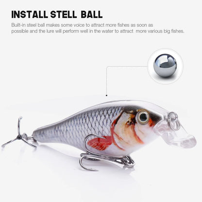 Bionic Minnow Floating Lure Set for Pike and Trout