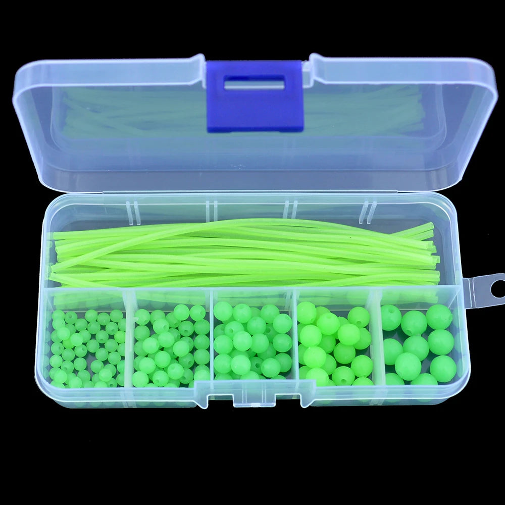 Glow Fishing Beads and Tubes Set