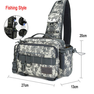 Crossbody Fishing Tackle Utility Bag