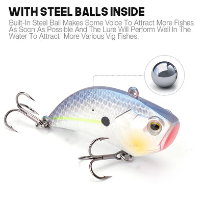 Luminous Sinking Jerkbait VIB for Pike