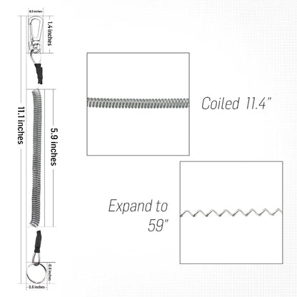 Elastic Anti-Lost Rope for Tackle or Phone