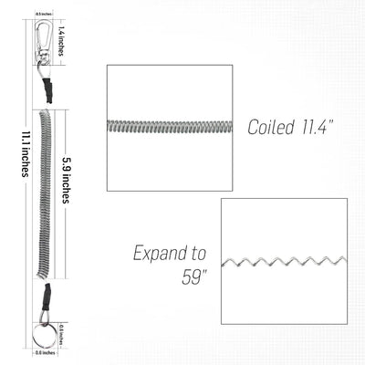 Elastic Anti-Lost Rope for Tackle or Phone