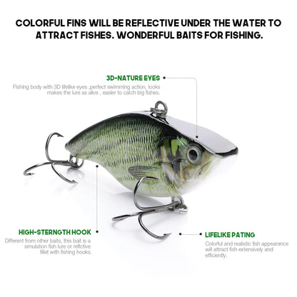 Sinking Vib Lures for Winter Crankbait Fishing