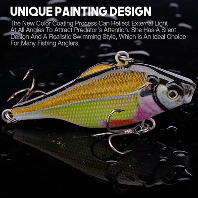 Rattling VIB Lure for Pike Winter Fishing