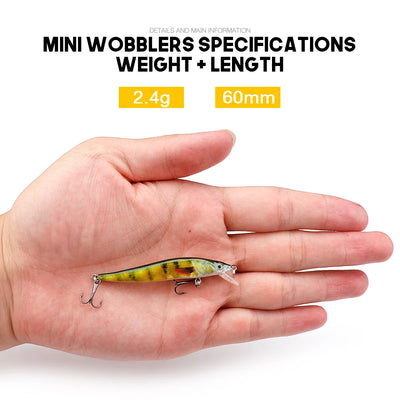 Mini Floating Crankbait Minnow for Freshwater Fishing