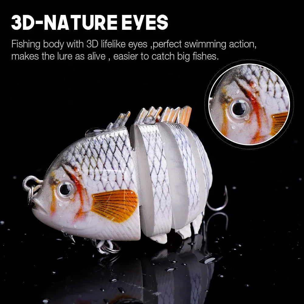 Jointed Swimbait Sinking Wobblers Fishing Set