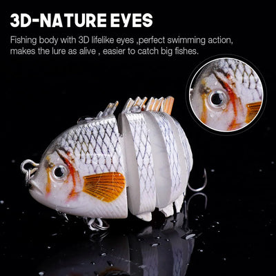 Jointed Swimbait Sinking Wobblers Fishing Set