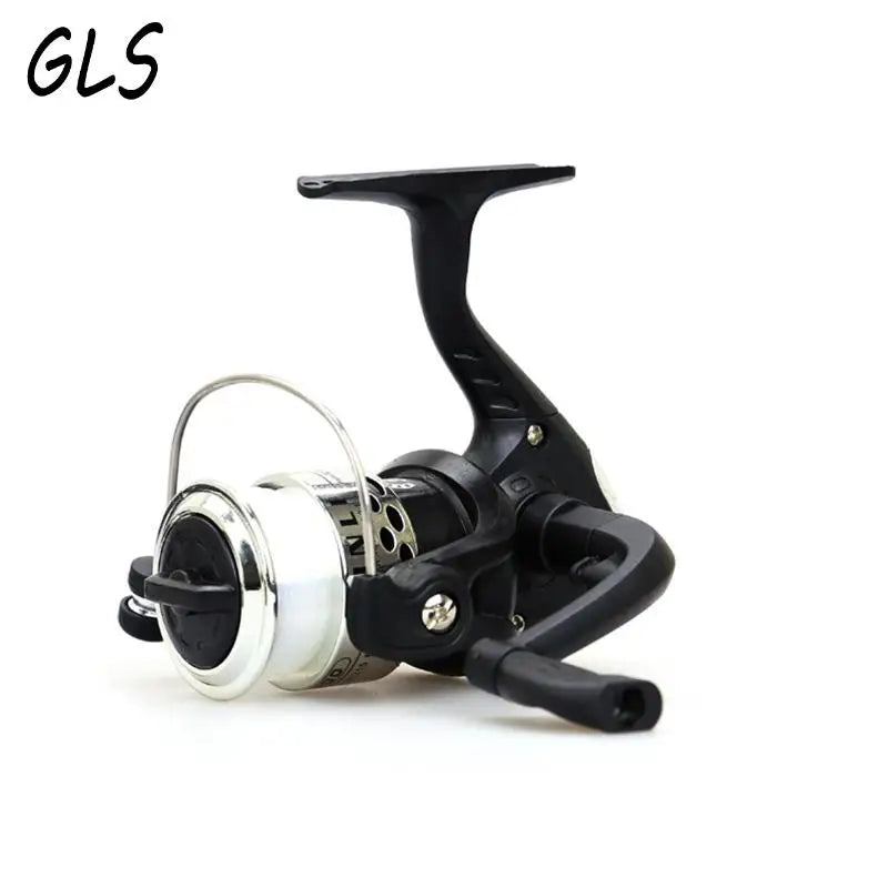 Compact Rotating Fishing Reel with Swivel Arm