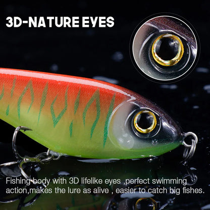Floating Minnow Crankbait for Bass and Pike
