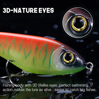 Floating Minnow Crankbait for Bass and Pike