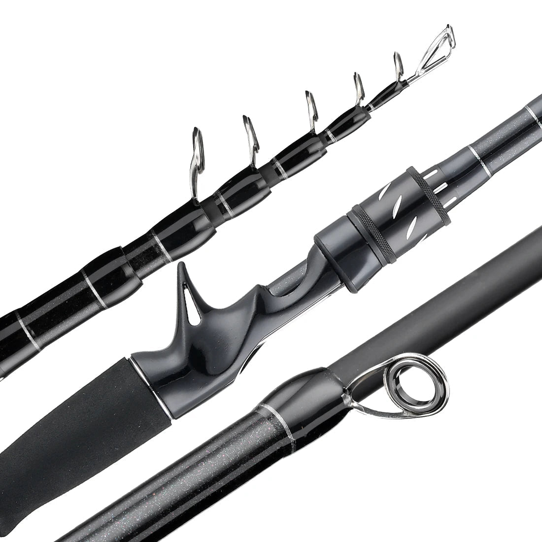 Sange II Telescopic Carbon Travel Rod for Spinning and Casting
