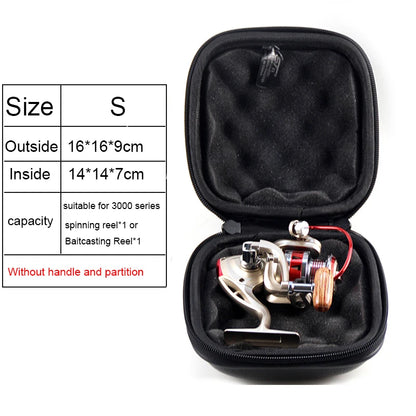 PU Spinning Reel Waterproof Storage Case