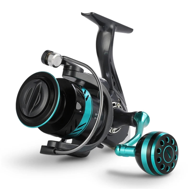 Aluminum Spool Spinning Reel with Smooth Cast