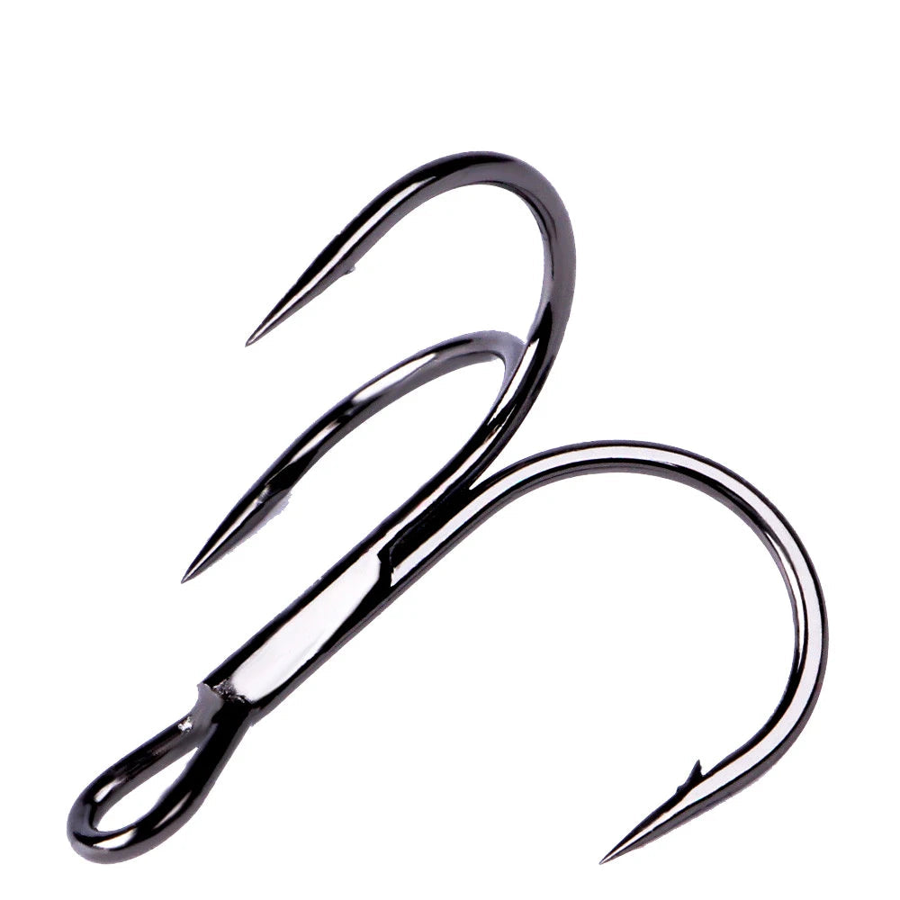 Nickel Treble Hooks for Hard and Soft Lures