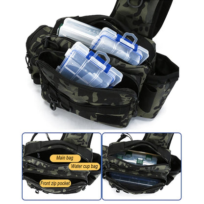 Crossbody Fishing Tackle Utility Bag