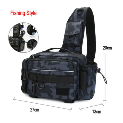 Crossbody Fishing Tackle Utility Bag