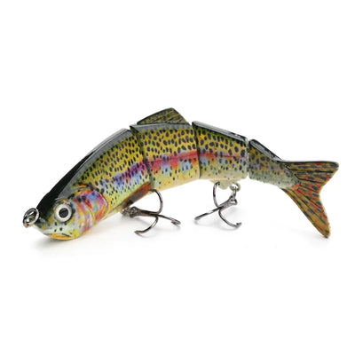 Lifelike Jointed Sinking Swimbait for Pike