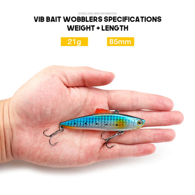 Silent Vib Sinking Crankbait for Winter Pike Fishing