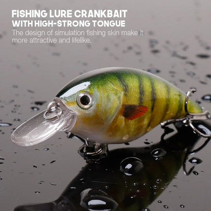 Floating Rattling Crankbait Lure Set for Pike
