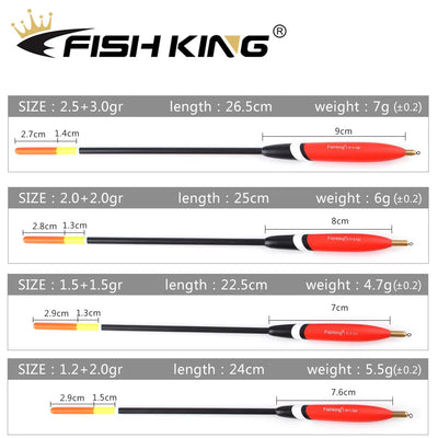 Balsa Cork Carp Floats Set