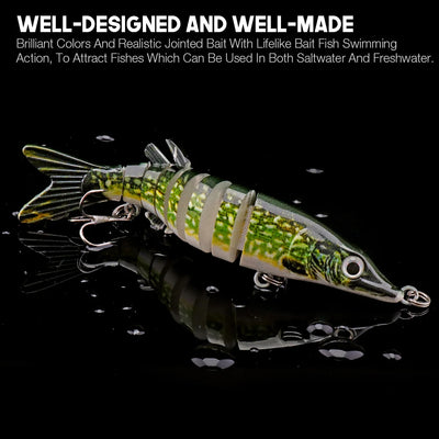 Mini Sinking Swimbait Lure for Pike Fishing