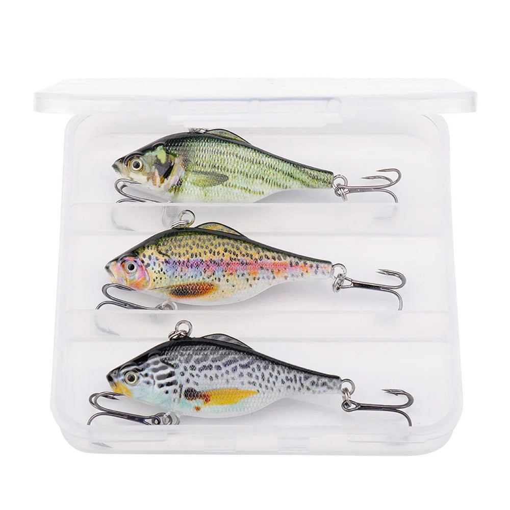 Sinking Vibration Lure Combo with Crankbaits