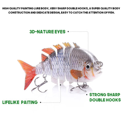Jointed Swimbait Sinking Wobblers Fishing Set