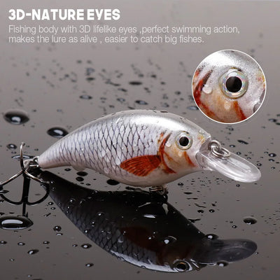 Rattling Floating Minnow Crankbait for Pike