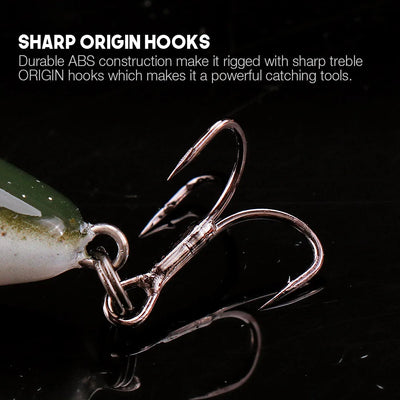 Winter Jerkbait Vib Lures Set with Hooks