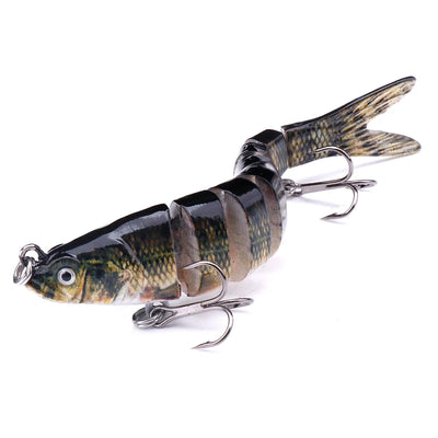 Segmented Sinking Wobblers for Pike Fishing