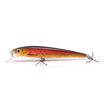 Black Minnow Floating Wobbler for Pike