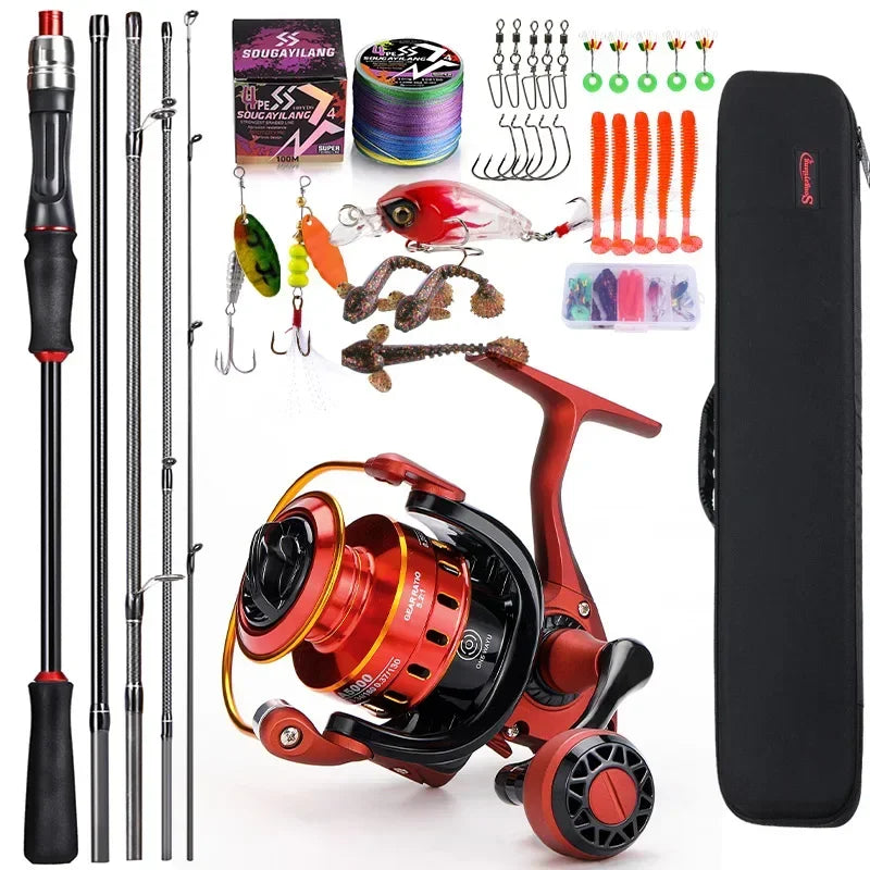 Spinning Rod and Reel for Bass Pike Trout