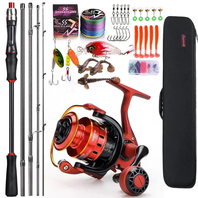 Spinning Rod and Reel for Bass Pike Trout
