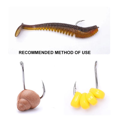 Circle Eyed Carp Hooks for Jig and Soft Baits